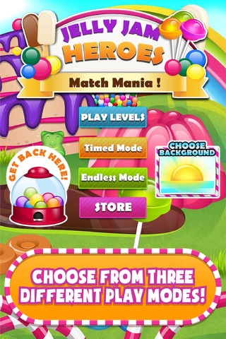 Gummy Jelly Jam Heroes! Sweet Bubble Popping Match Game screenshot 4