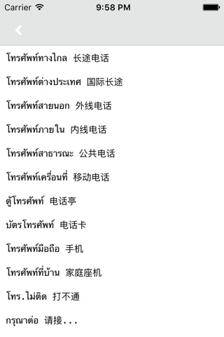 泰语分类词汇宝典 -实用基础单词 screenshot 3