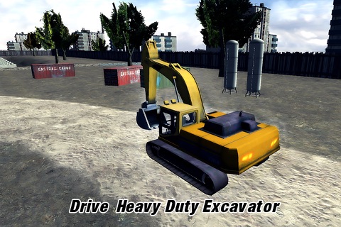 Sand Excavator – Heavy Duty Digger machine Construction Crane Dump Truck Loader 3D Simulator Game screenshot 3