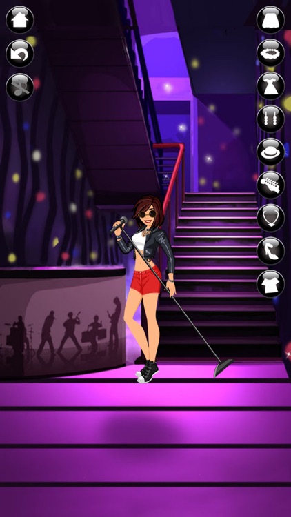 Rocking Girl Dress Up - Rock Girl Star screenshot-3