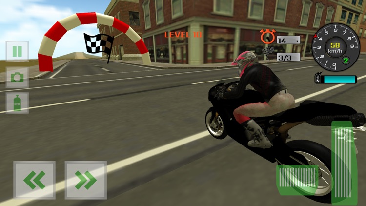 Crazy Motorbike Driver