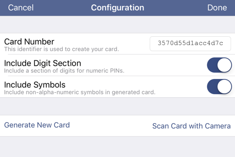 PasswordCard screenshot 2