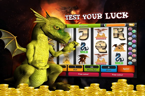 A Dragons Slots Blitz - Hit The Wheel For A Bonus screenshot 2
