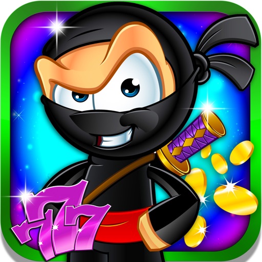 Ninja Japanese Slot Machine: Win Free Jackpot Prizes and Bonuses in Casino Game Icon