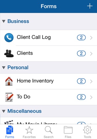 Tap Forms Database Business Forms Database Credit Card