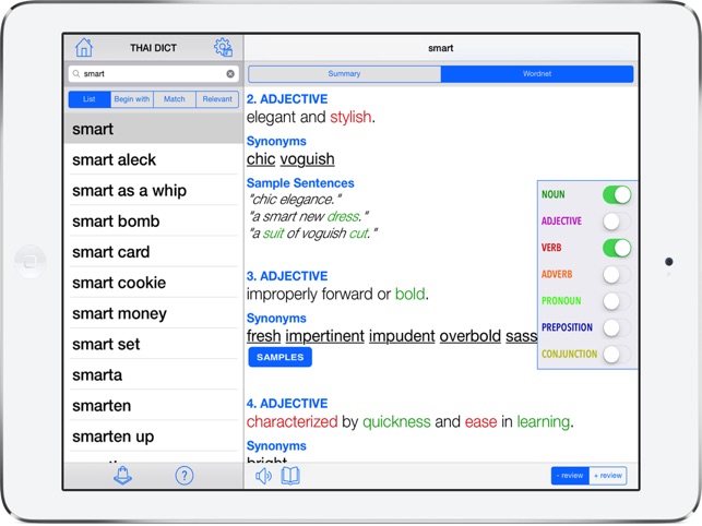 Dict Thai for iPad