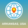 Arkansas, USA Map - Offline Map, POI, GPS, Directions