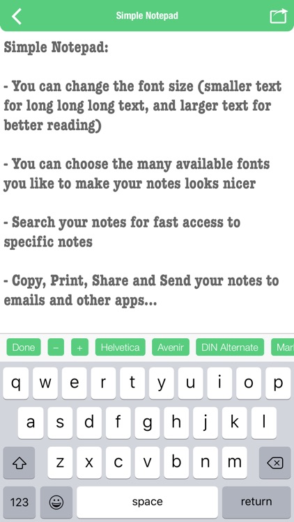 Simple Notepad - Best Notebook Text Editor Pad to Write Take Fast Memo Note screenshot-4