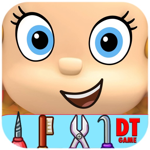 Crazy baby Little Dentist games for Bubble Guppies kids and girls