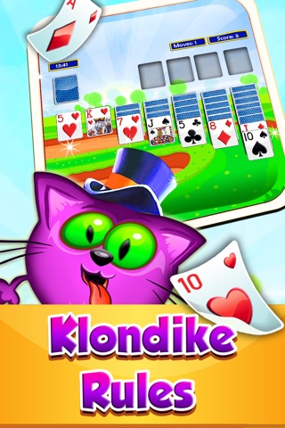 Klondike Solitaire – spades plus hearts card game for iphone & ipad free screenshot 2