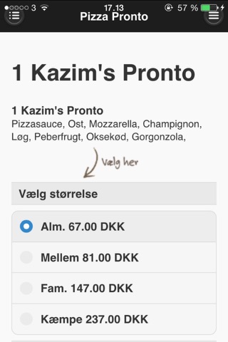 Pizza Pronto Odense screenshot 2