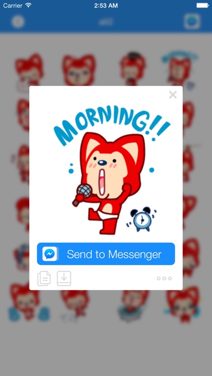 GIF Stickers & Animated Emoticons for Facebook Messenger by Giang Tran