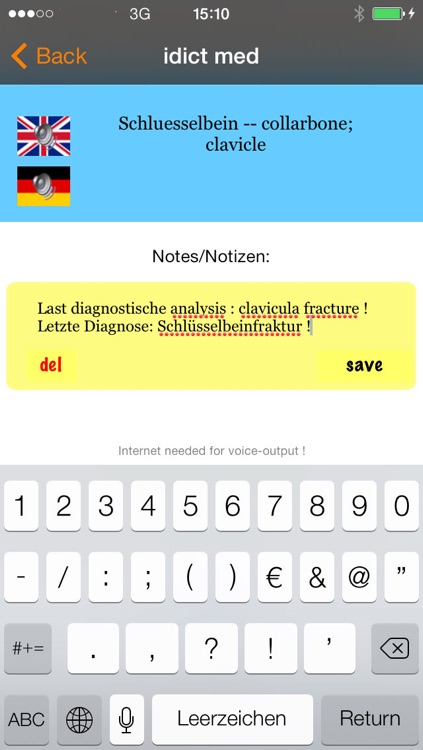 idict med dictionary