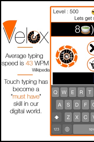 Velox - The 20 Second Keyboard Typing Challenge With Friends screenshot 2