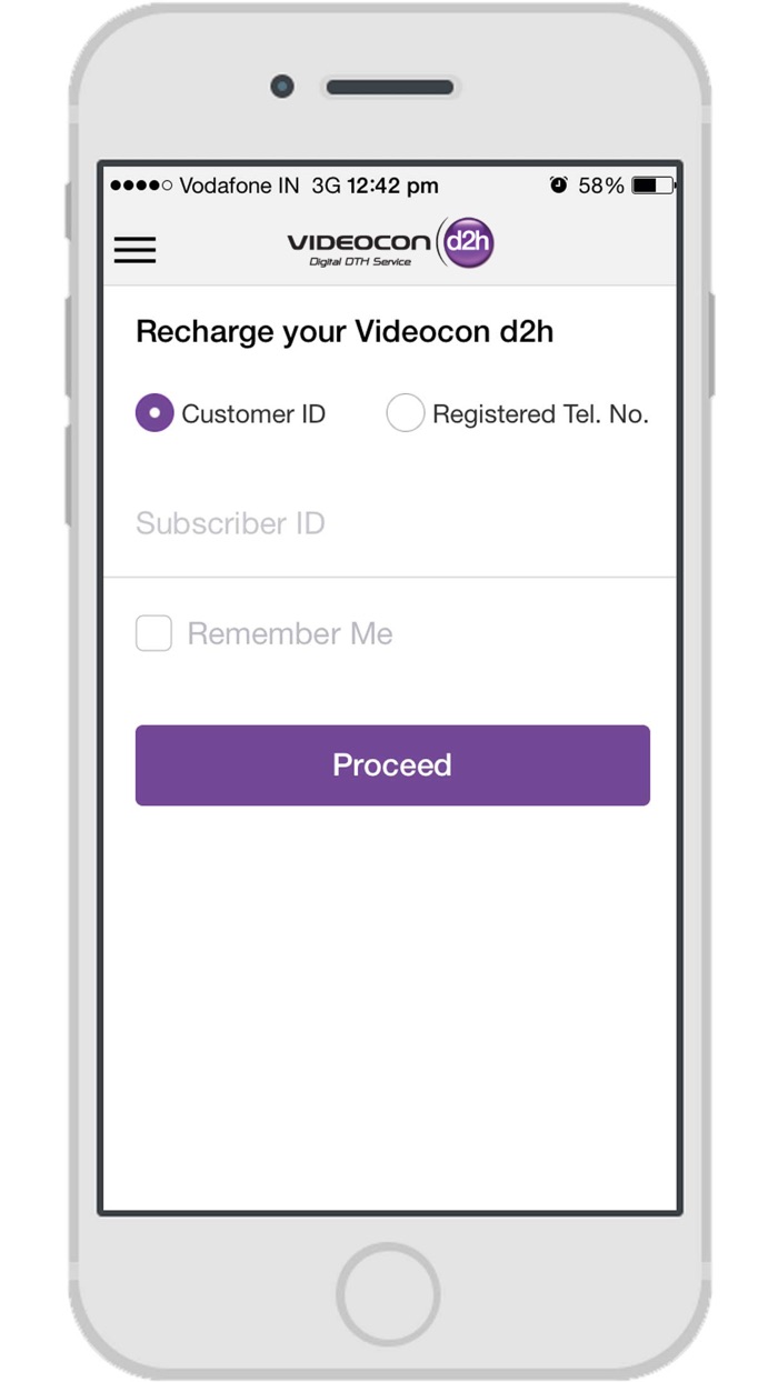 Videocon d2h Recharge