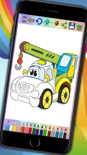 Pinta coches mágico – colorear autos y  pintar carros(圖2)-速報App