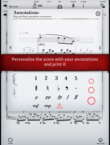 Play Chopin – Nocturne n°8 (partition interactive pour piano) screenshot 4