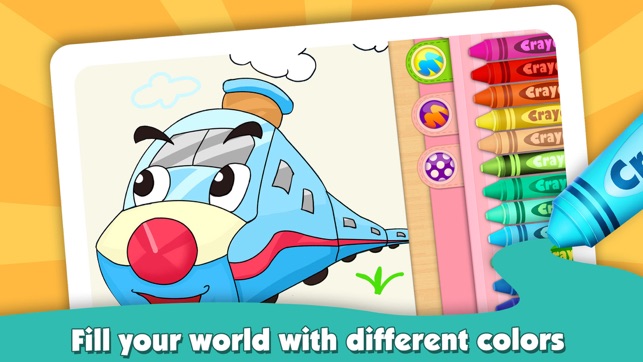 Kids Color Book: Cars - Educational Coloring & Painting Game(圖2)-速報App