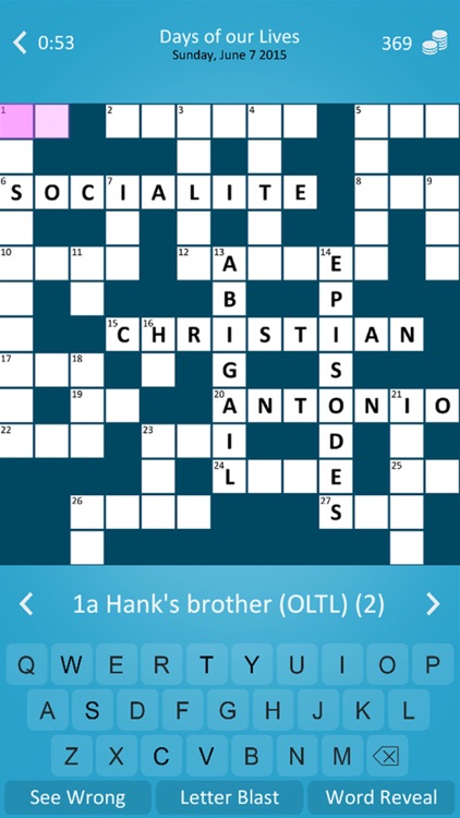 Soap Crossword Puzzle