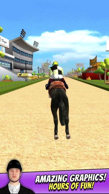 OMG Horse Races Free - Funny Racehorse Ride Game for Children screenshot-4