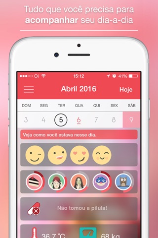 Cycle Reminder - Period Calendar and Fertility & Ovulation tracker screenshot 2