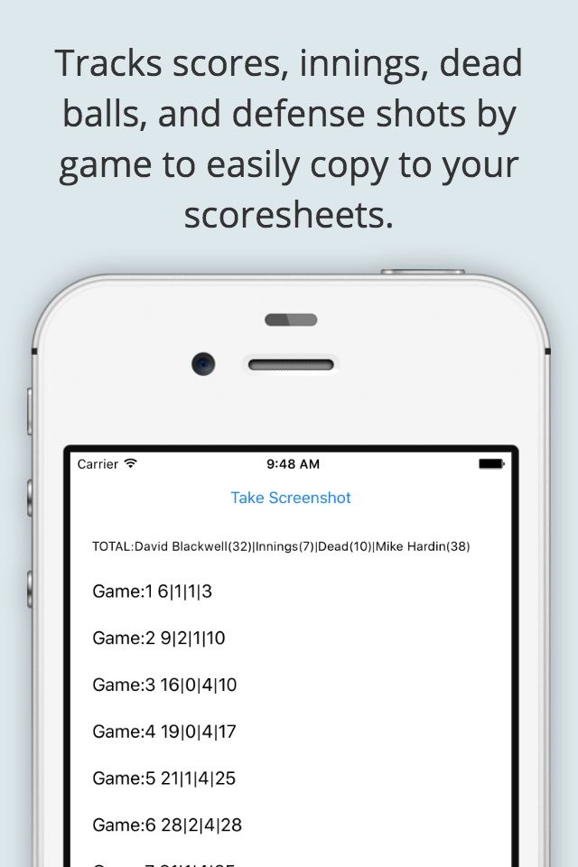 9Ball ScoreMaster Mobile screenshot 4