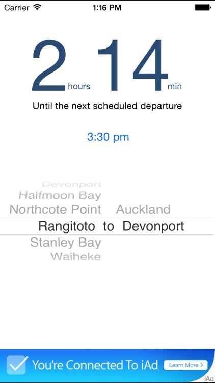 Auckland Ferry Timetable