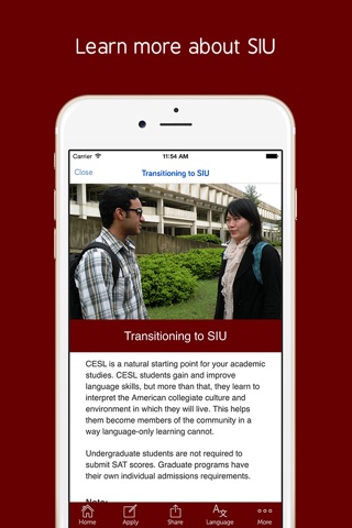 Southern Illinois University  - Center for English as a Second Language screenshot 3