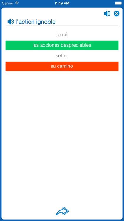 French <> Spanish Dictionary + Vocabulary trainer screenshot-3