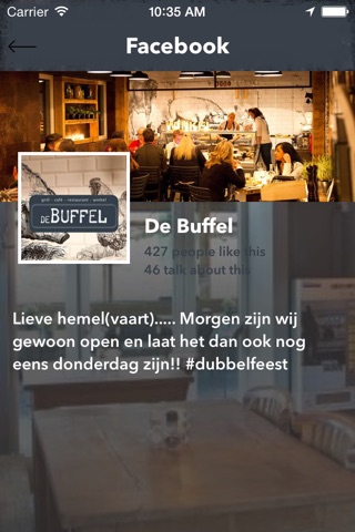 Grill Cafe de Buffel screenshot 2