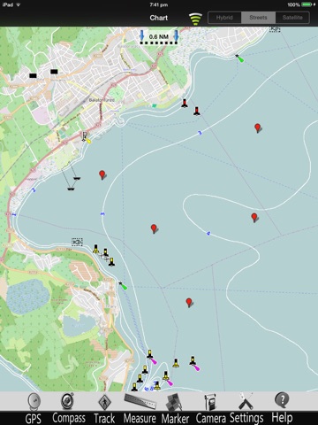 Lake Balaton GPS Chart pro screenshot 4