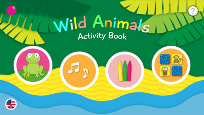How to cancel & delete Wild Animals - Activity Book from iphone & ipad 1