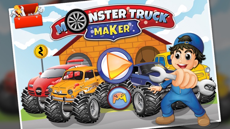 Monster Truck Maker – Build the vehicle in this mechanic game