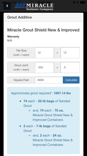 Miracle Sealants Calculator(圖4)-速報App