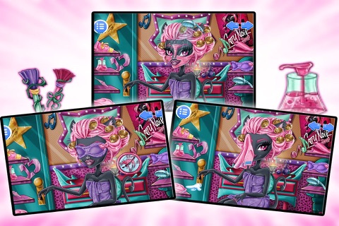 Monster Cat Girl Makeover: Dress up and Makeup Game Free screenshot 3