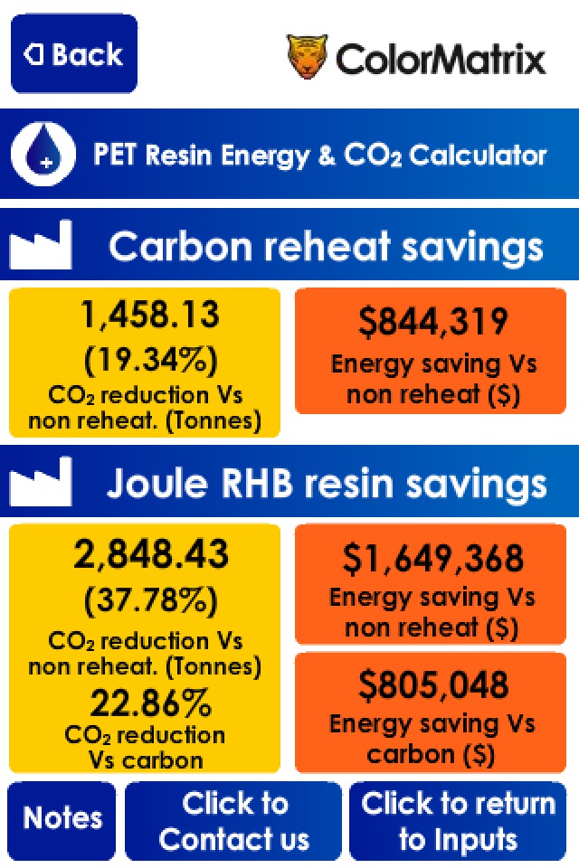 Energy & CO2 calculator for iPhone screenshot 4