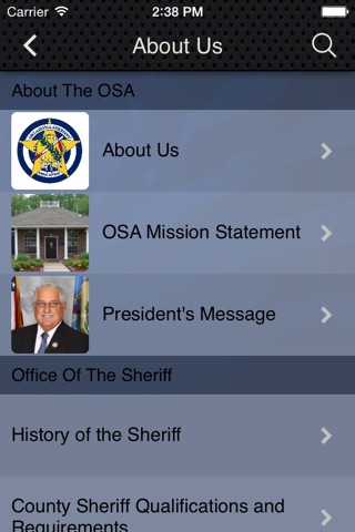 Oklahoma Sheriff's Association screenshot 3