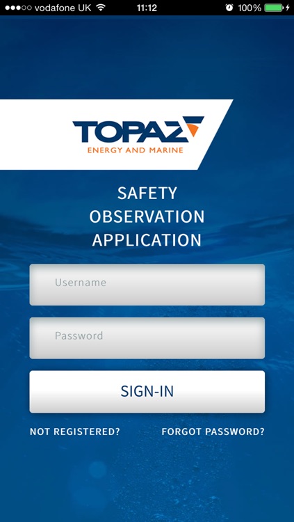 Topaz Marine Safety Observation