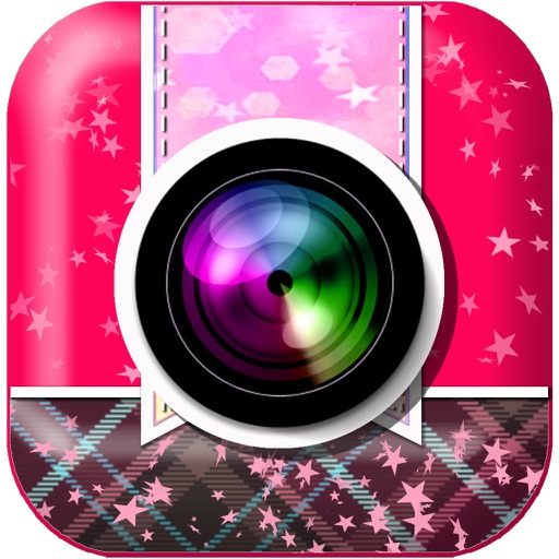 Cute Frame photo editor : plus sticker, filters, effects, grid, border stitch