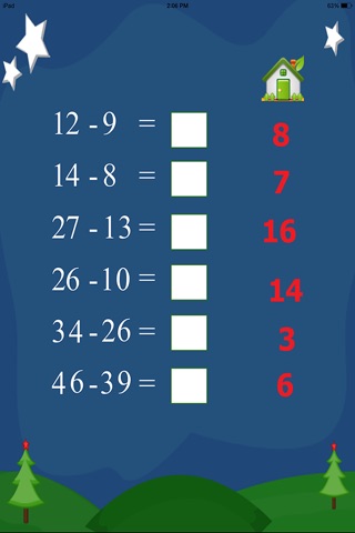 Basic Maths Practice ~ quiz & learn a tricks multiplication addition division fun for kids screenshot 4