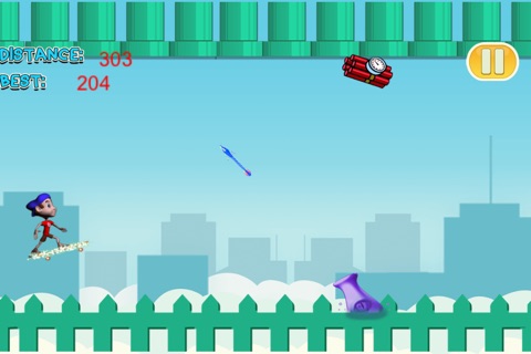 Extreme Skate Board Flight Race - best flying mission arcade game screenshot 2