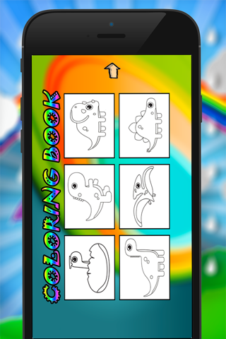 Dinosaur Coloring Book Dino drawing painting Game screenshot 3