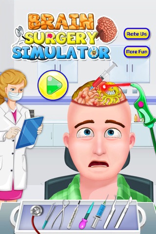Brain Surgery Simulator Doctor screenshot 3