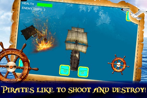 Sea Pirate Ship Simulator 3D Free screenshot 2