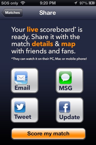 FootballScorer screenshot 3
