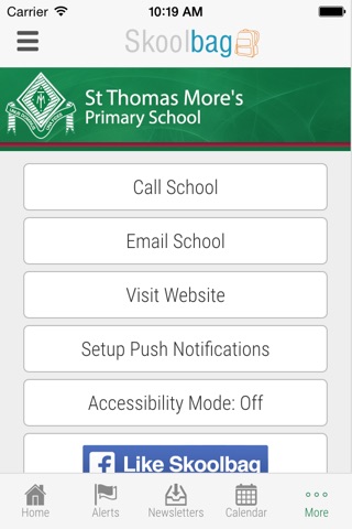 St Thomas More's Primary School Campbell - Skoolbag screenshot 4