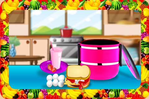 Sandwich Lunch Box – Make lunch for school kids in this crazy food maker game screenshot 3