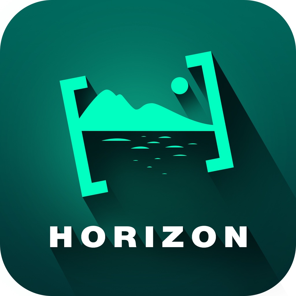 Horizon - Horizontal Full Hd, HD Video Recorder with Real Time Filters, Sharing, Tilt to Zoom icon