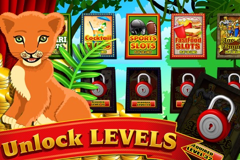 The Adventure of Safari King of the Jungle Zoo Classic Vegas Way FREE screenshot 4