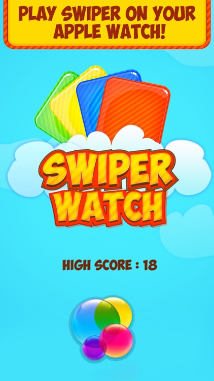 Swiper Watch - Fast Reflex Card Game for the Apple Watch